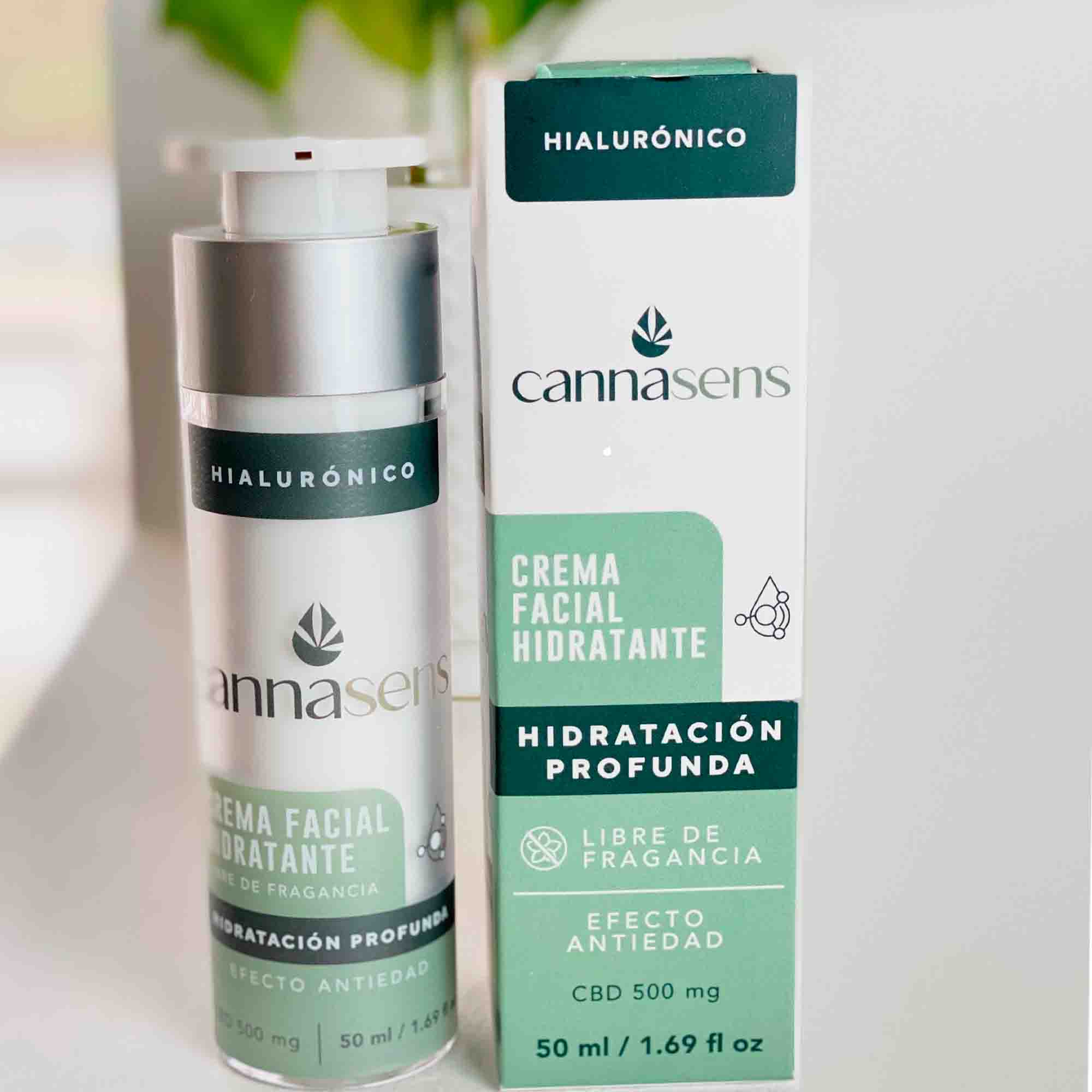 Crema Facial Hidratante Antiedad Cannasens Crema Facial Hidratante Antiedad Cannasens